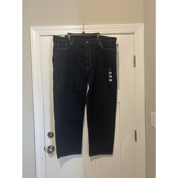 New Levi’s 550 Men’s Big And Tall Dark Wash Denim Jeans Size 48x32 Relaxed Fit - Picture 1 of 8